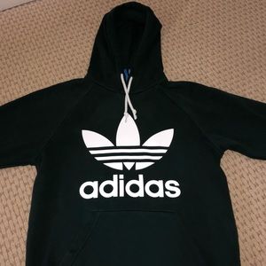 dark green adidas hoodie